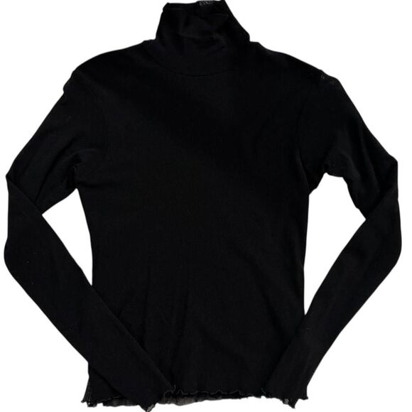 Cache Vintage Black mesh turtleneck - Picture 2 of 5